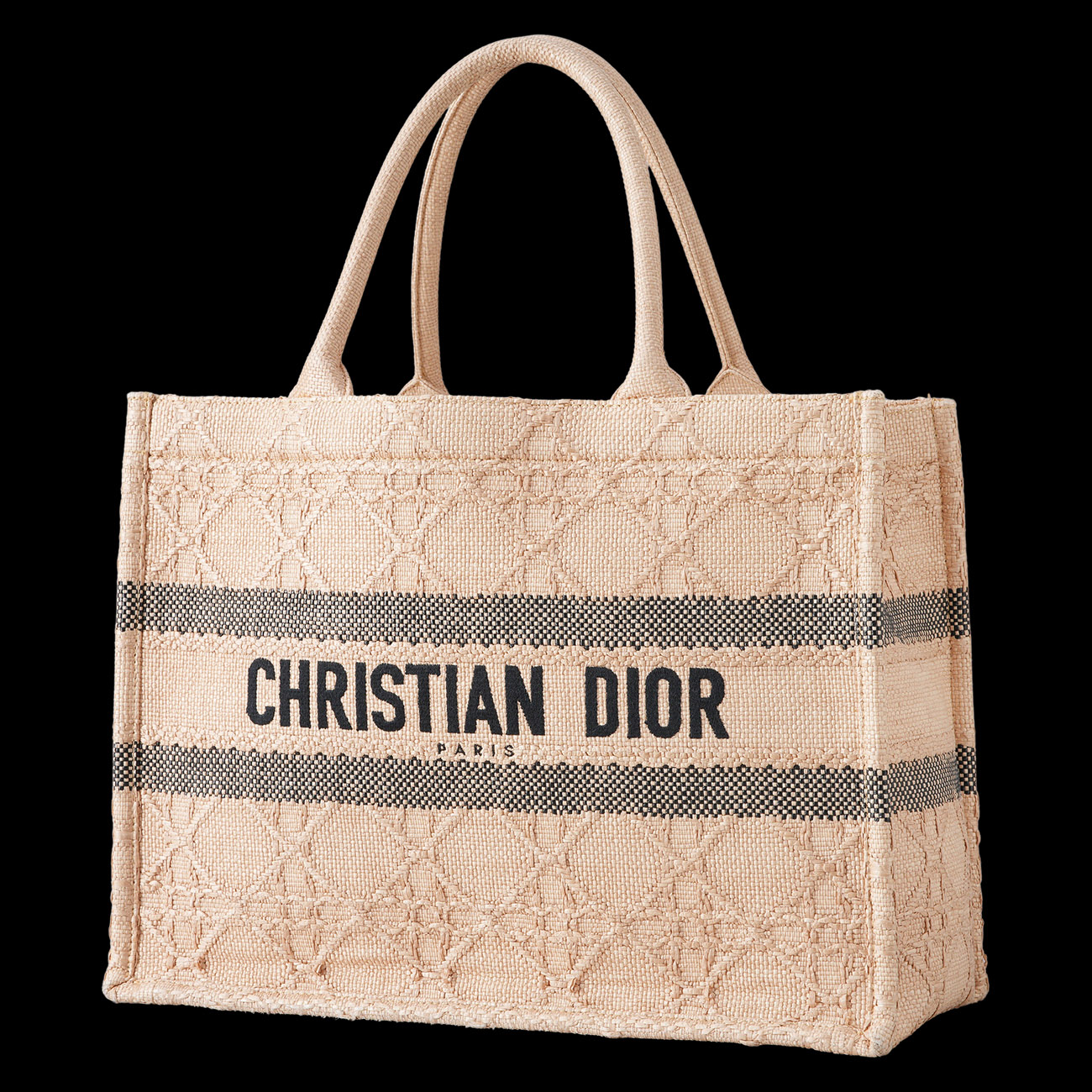 CHRISTIAN DIOR(USED)디올 라피아 북토트